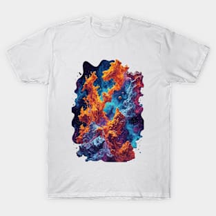 A Cosmic Ballet: Nebula's Elegance in Pillars of Creation - cosmic T-Shirt